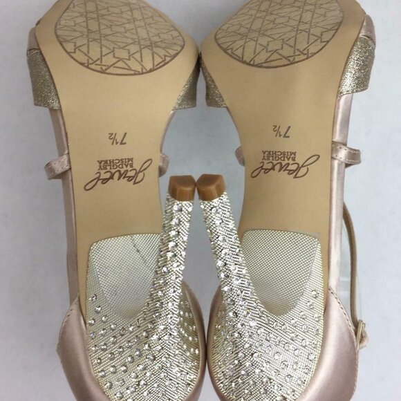 Badgley Mischka Diamond Pointed Toe pump 7.5 - Picture 8 of 9